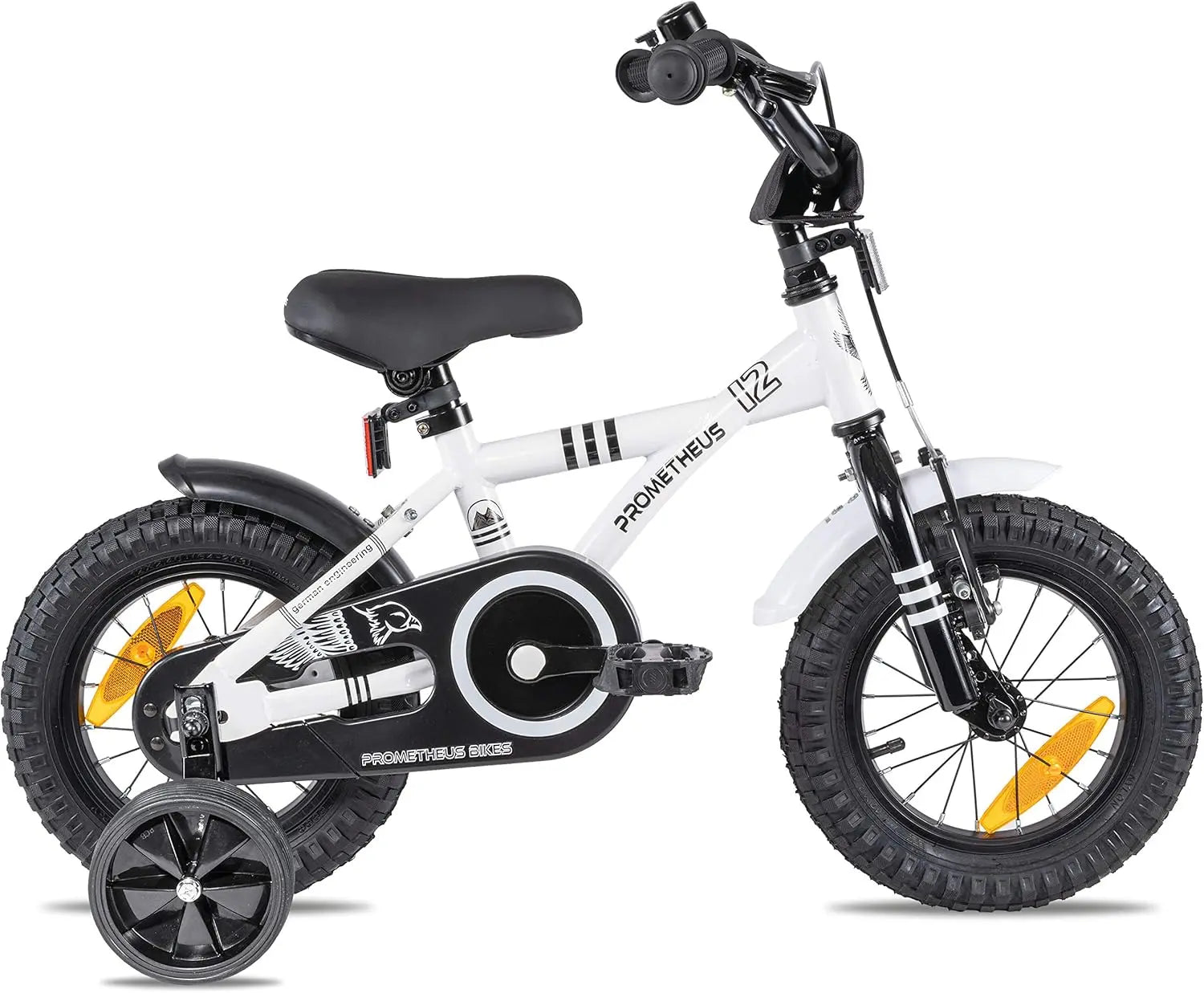 Prometheus Bicycles Vélo 12 Pouces Enfant 3 Ans Avec Roues Stabilisateurs - Rétropédalage - GLOBAL ASSET