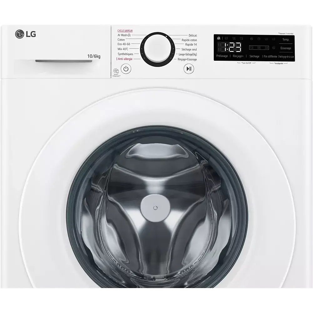 LG Lave linge séchant hublot F164R33WRS AI DD - GLOBAL ASSET