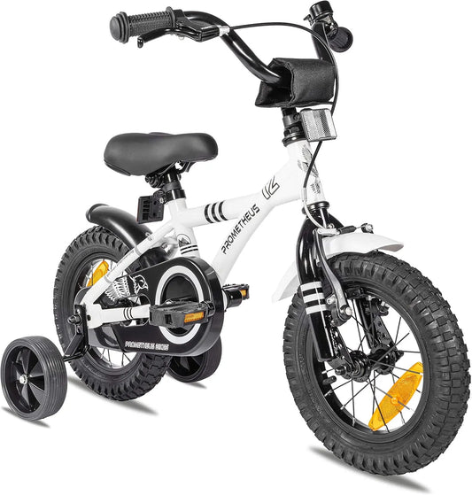 Prometheus Bicycles Vélo 12 Pouces Enfant 3 Ans Avec Roues Stabilisateurs - Rétropédalage - GLOBAL ASSET