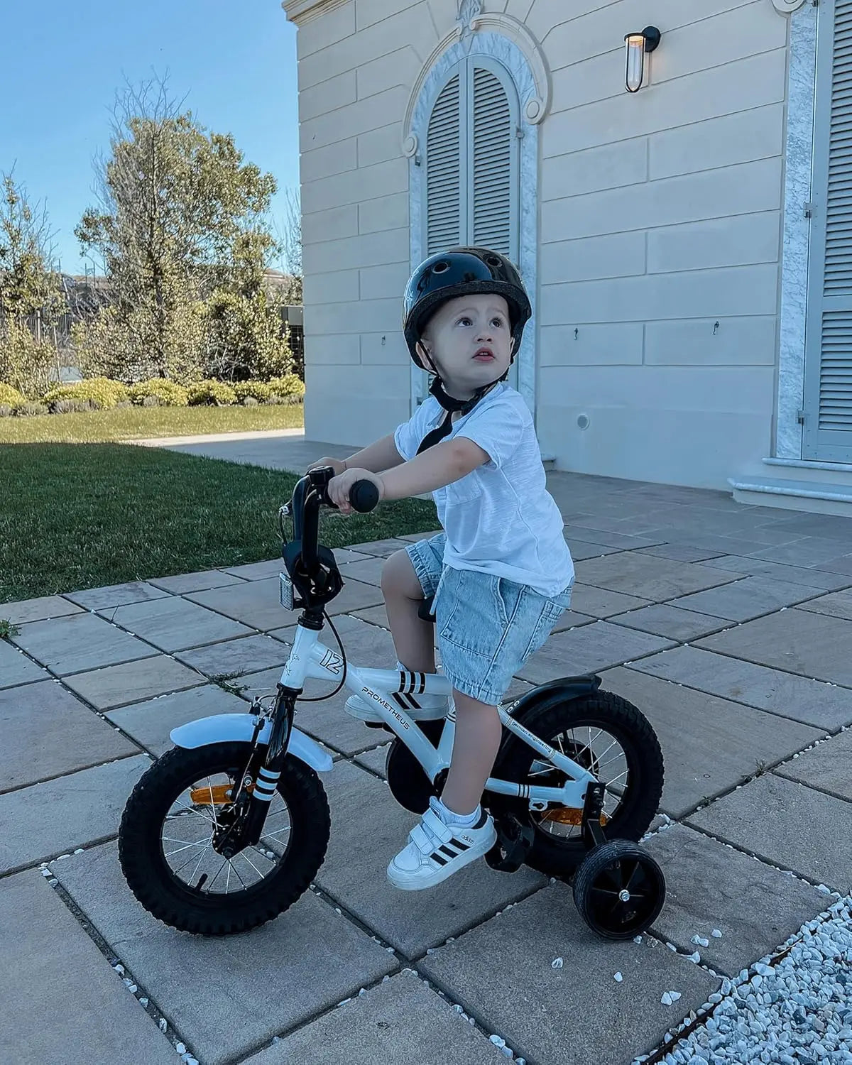 Prometheus Bicycles Vélo 12 Pouces Enfant 3 Ans Avec Roues Stabilisateurs - Rétropédalage - GLOBAL ASSET