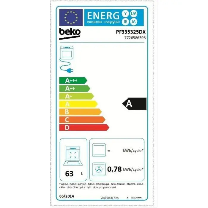 Piano de cuisson dessus gaz Beko pf335325dx - GLOBAL ASSET
