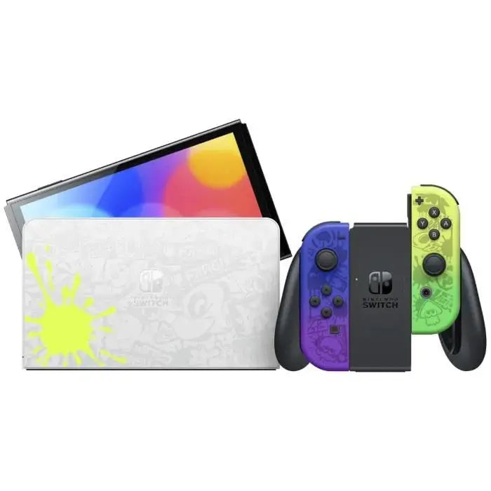 Console Nintendo Switch model OLED édition limitée Splatoon 3. - GLOBAL ASSET