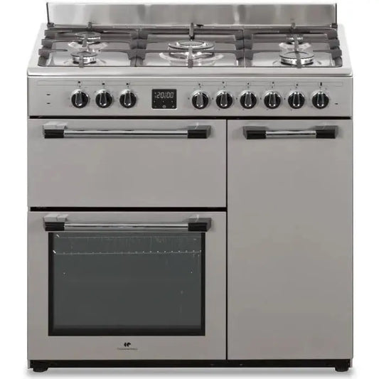 CONTINENTAL EDISON Cuisiniere piano gaz 3 fours électriques CECP903FIX 5 feux. - GLOBAL ASSET