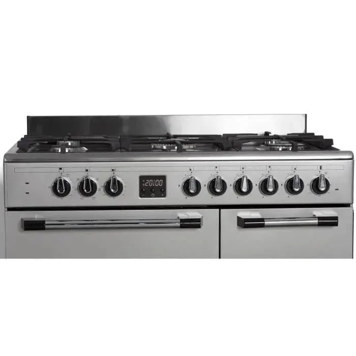 CONTINENTAL EDISON Cuisiniere piano gaz 3 fours électriques CECP903FIX 5 feux. - GLOBAL ASSET