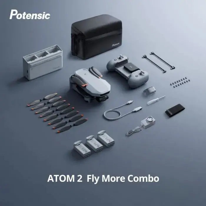 POTENSIC -Drone ATOM 2 Fly More Combo - GLOBAL ASSET