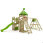 Aire de jeux RiverRun FATMOOSE avec balançoire SurfSwing et toboggan vert pomme - GLOBAL ASSET