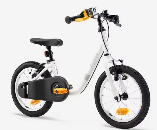 Btwin Velo Enfant 3-5 Ans 14 Pouces Discover 100 Blanc Vélo Enfant - GLOBAL ASSET